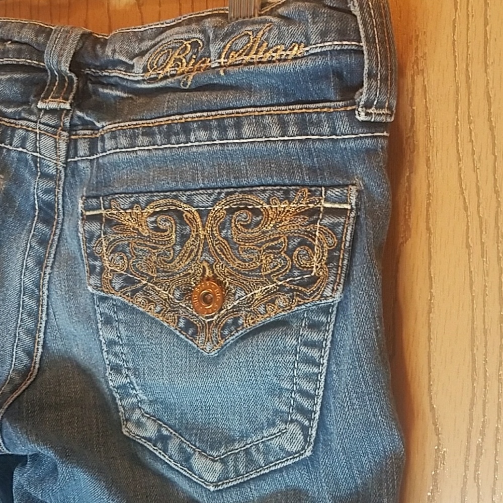 Big Star Casey 27R Distressed Denim Blue Jeans
